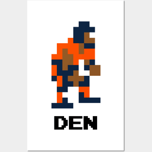 8-Bit Linebacker - Denver Posters and Art